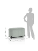 TFT Home Hocker "Vanity" in Grün - (B)82 x (H)45 x (T)42 cm