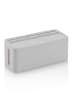 TFT Home Organizer "Cergy" w kolorze białym na kable - 31,7 x 13 x 13,5 cm