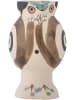 Bloomingville Vaas "Mahrab" beige - (H)20,5 x Ø 15,5 cm