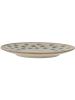 Bloomingville Ontbijtbord "Tinni" beige/blauw - Ø 21 cm