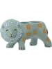 Bloomingville Kaarsenhouder "Leander" turquoise - (B)18,5 x (H)10,5 x (D)8 cm