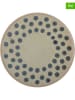 Bloomingville Dinerbord "Tinni" beige/blauw - Ø 28,5 cm