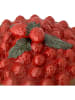 Bloomingville 2-delige set: ovenvorm met deksel "Maehan" bruin/rood - (H)13 x Ø 23 cm
