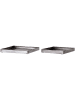 Bloomingville 2er-Set: Tabletts ''Cody'' in Silber