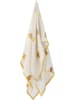 Bloomingville Knuffeldeken wit/geel - (L)100 x (B)80 cm