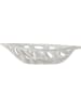Bloomingville Dekoschale ''Foligno'' in Weiß - (B)27 x (H)6 x (T)14 cm