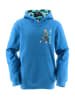 DEMON Hoodie "Demon slayer" in Blau