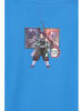 DEMON Hoodie "Demon slayer" in Blau