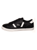 Lacoste Leder-Sneakers in Schwarz/ Weiß