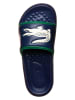 Lacoste Pantoletten in Dunkelblau/ Weiß