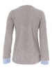COTONELLA Pyjama in Grau/ Hellblau