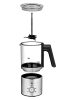 WMF Spieniacz w kolorze srebrnym do mleka - 250 ml