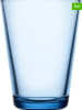 Moomin 2-delige set: glazen "Kartio" blauw - 400 ml