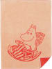 Moomin Ręcznik "Moominpappa" w kolorze pomarańczowym do rąk - 70 x 50 cm