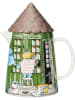 Moomin Dzbanek "The Bath House" w kolorze zielonym - 1 l