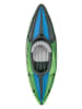 Intex Eenpersoonskajak blauw/groen - (B)274 x (H)33 x (D)76 cm