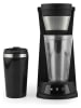 Petra 2in1-Eiskaffee-Maschine in Schwarz/ Silber