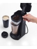 Petra 2in1-Eiskaffee-Maschine in Schwarz/ Silber
