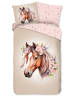 Good Morning Bettwäsche-Set "Avera" in Beige/ Rosa
