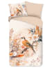 Good Morning Bettwäsche-Set "Gloria" in Creme/ Beige