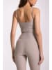 Onamaste Sport-BH "Lotus" in Taupe - Low