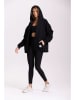 Onamaste Sweatjacke "Flow" in Schwarz