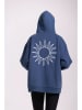 Onamaste Sweatvest "Flow" blauw