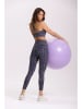 Onamaste Legginsy sportowe "Asa" w kolorze niebieskim