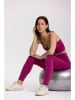Onamaste Legginsy sportowe "Mantra" w kolorze różowym