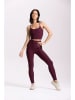 Onamaste Trainingsleggings "Lotus" in Boreaux