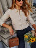 LA Angels Cardigan in Creme