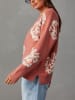 LA Angels Pullover in Koralle/ Creme