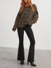 LA Angels Pullover in Schwarz/ Camel