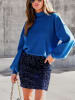 LA Angels Rollkragenpullover in Blau