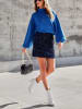 LA Angels Rollkragenpullover in Blau