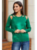 Milan Kiss Sweter w kolorze zielonym