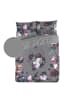 ethere Perkal dekbedovertrek "Mao" grijs/lichtroze