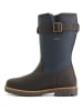 TRAVELIN' Leren laarzen "Finnmark" donkerblauw/bruin