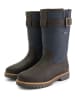 TRAVELIN' Leren laarzen "Finnmark" donkerblauw/bruin