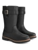 TRAVELIN' Leder-Stiefel "Finnmark" in Schwarz