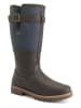 TRAVELIN' Leder-Stiefel "Grimstadt" in Dunkelblau/ Braun