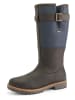 TRAVELIN' Leder-Stiefel "Grimstadt" in Dunkelblau/ Braun