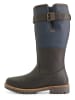 TRAVELIN' Leder-Stiefel "Grimstadt" in Dunkelblau/ Braun