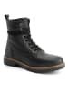 TRAVELIN' Leren boots "Kongsberg" zwart