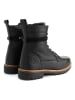 TRAVELIN' Leren boots "Kongsberg" zwart