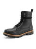 TRAVELIN' Leren boots "Kongsberg" zwart