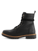 TRAVELIN' Leren boots "Kongsberg" zwart