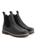 TRAVELIN' Leren chelseaboots "Romsdal" zwart