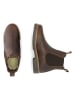 TRAVELIN' Leren chelseaboots "Romsdal" bruin