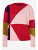 More & More Sweter w kolorze czerwono-jasnoróżowo-fioletowym